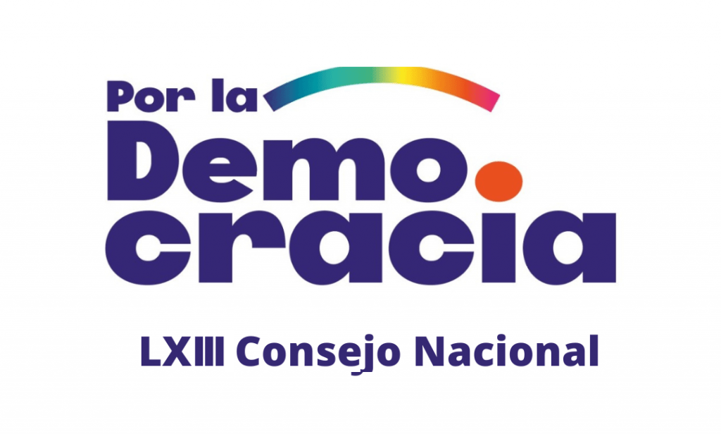 Citación LXIII Consejo Nacional Partido Por la Democracia